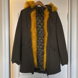 Volcom Green Parka Jacket